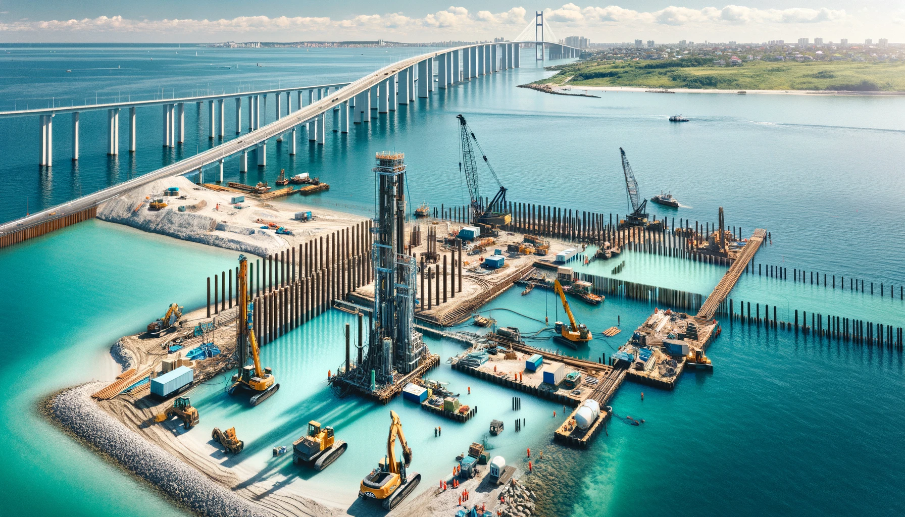 бот для буровых работ и забивки сваи