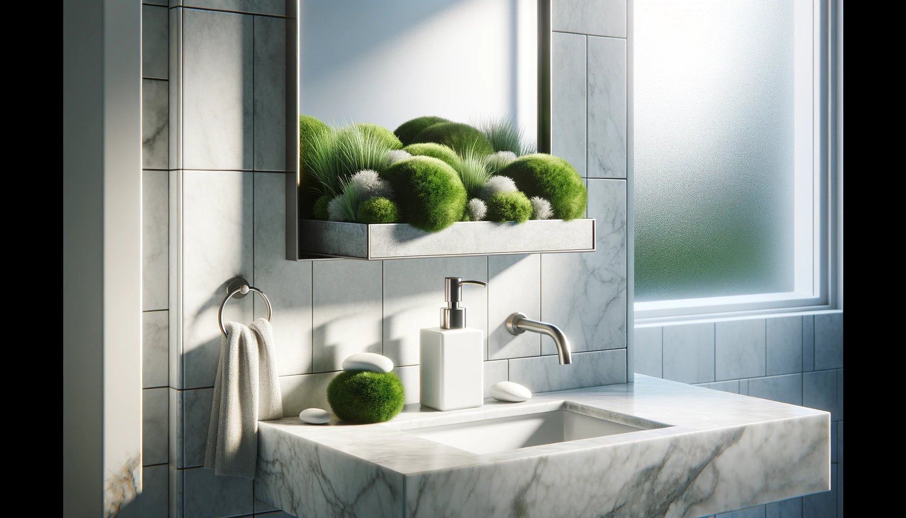 бот для стабилизированного мха для декора интерьера