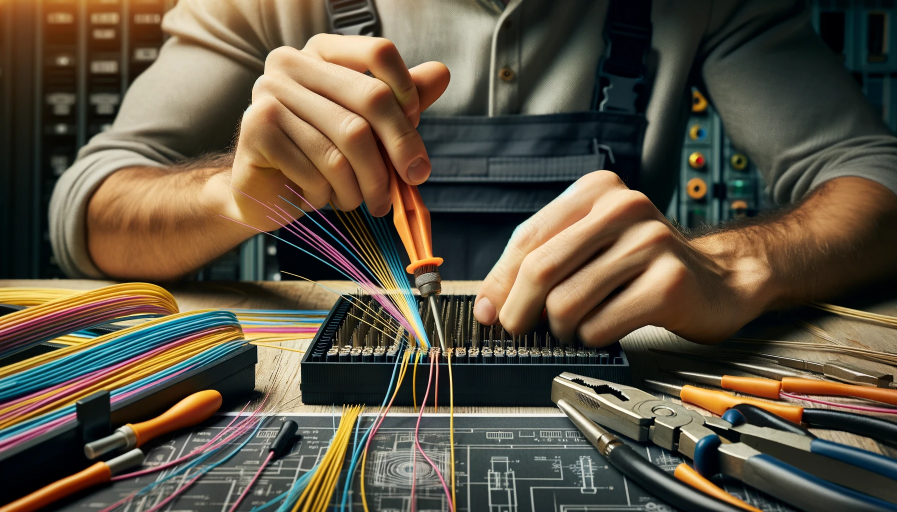 бот для прокладки кабеля