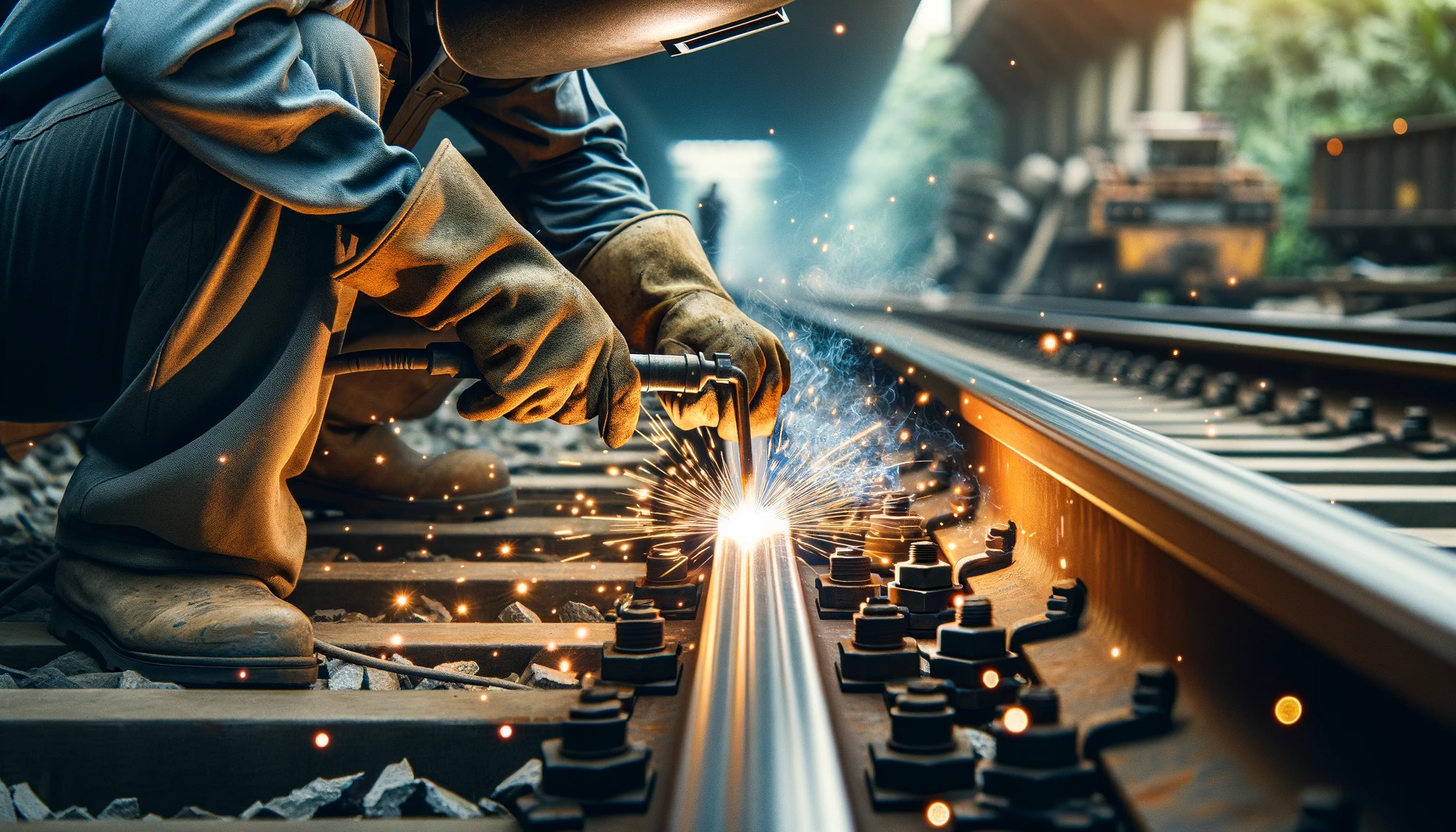 бот для строительства и ремонта железнодорожных путей