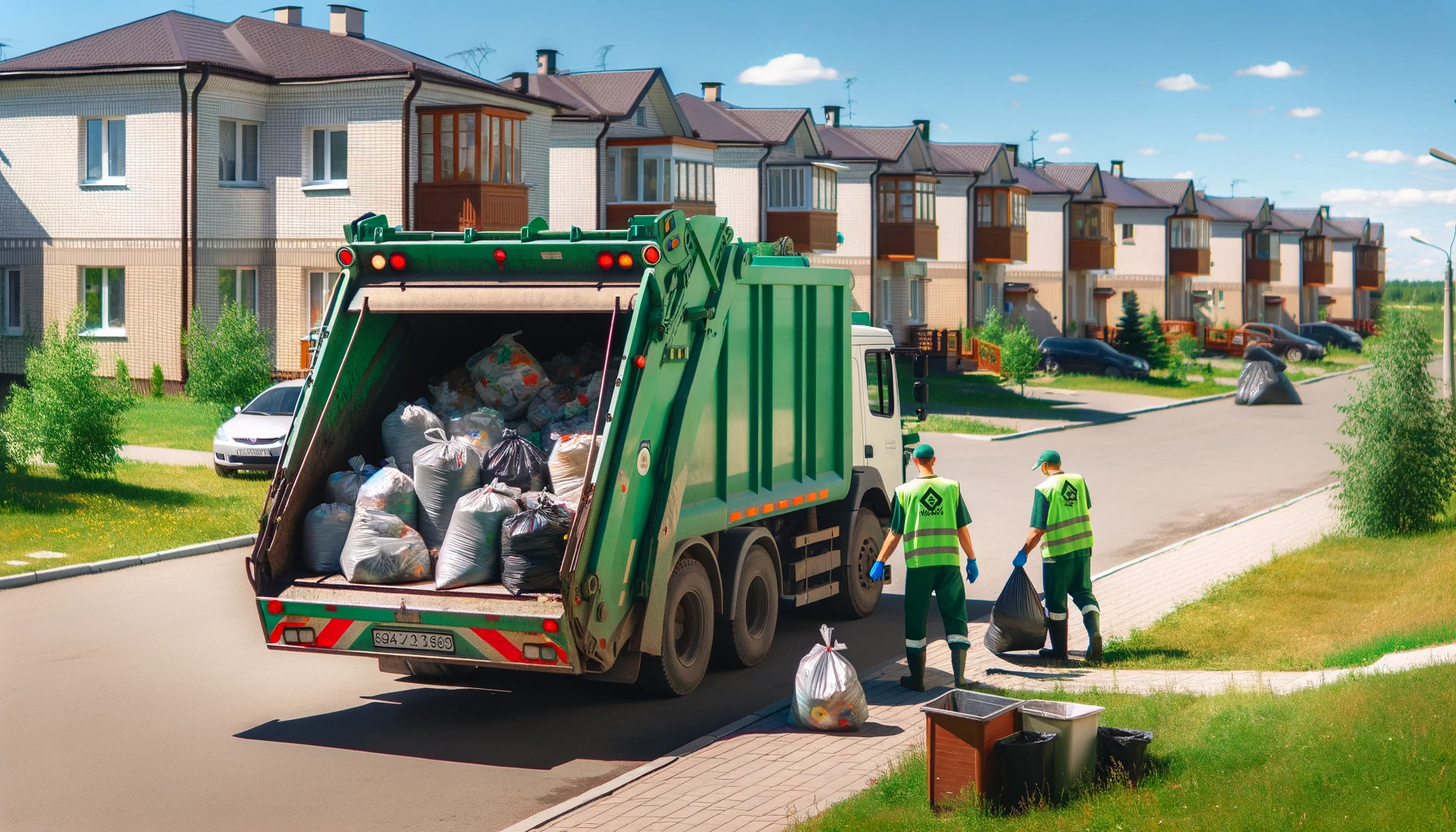 бот для вывоза мусора и снега