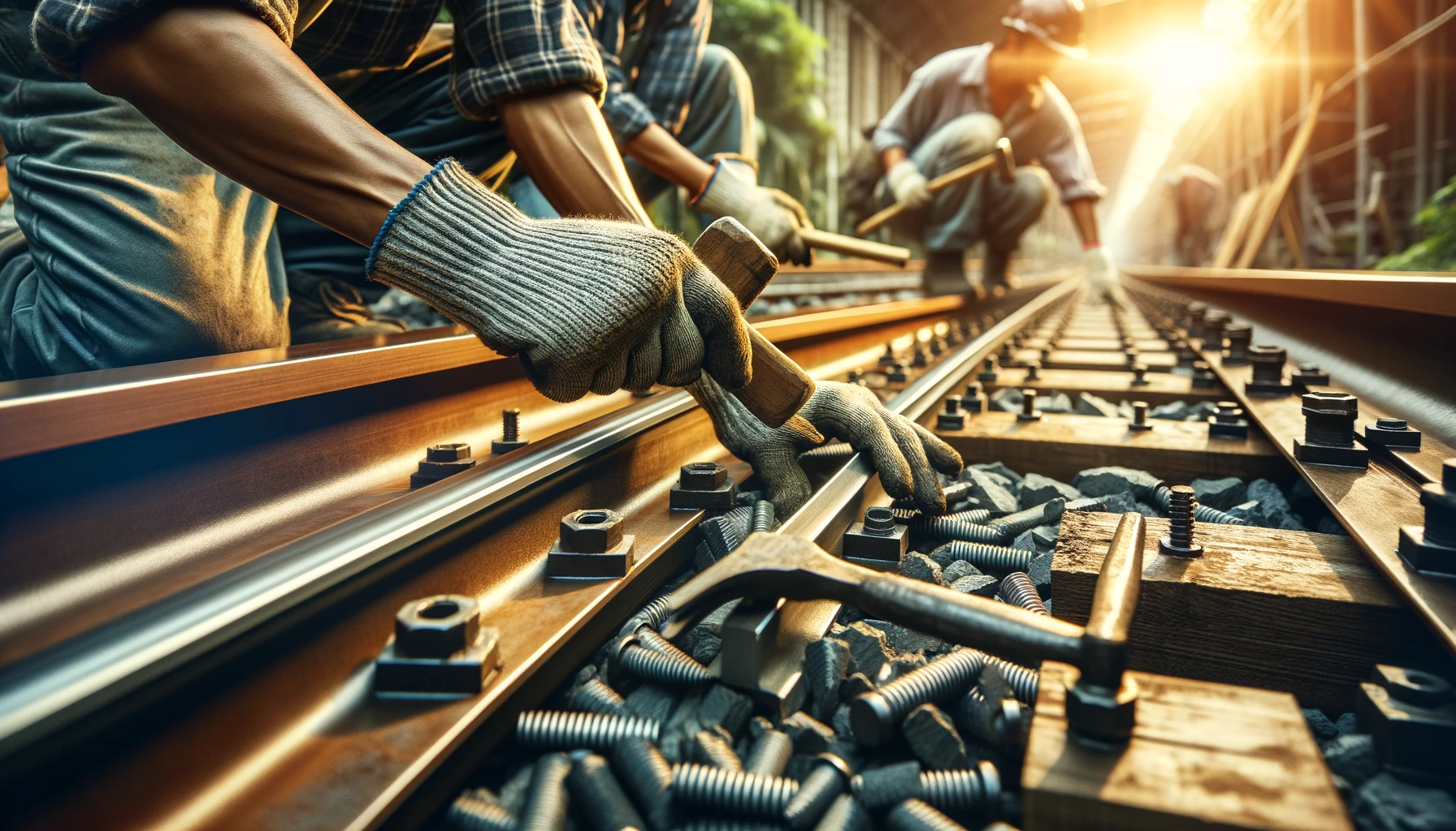 бот для строительства и ремонта железных дорог