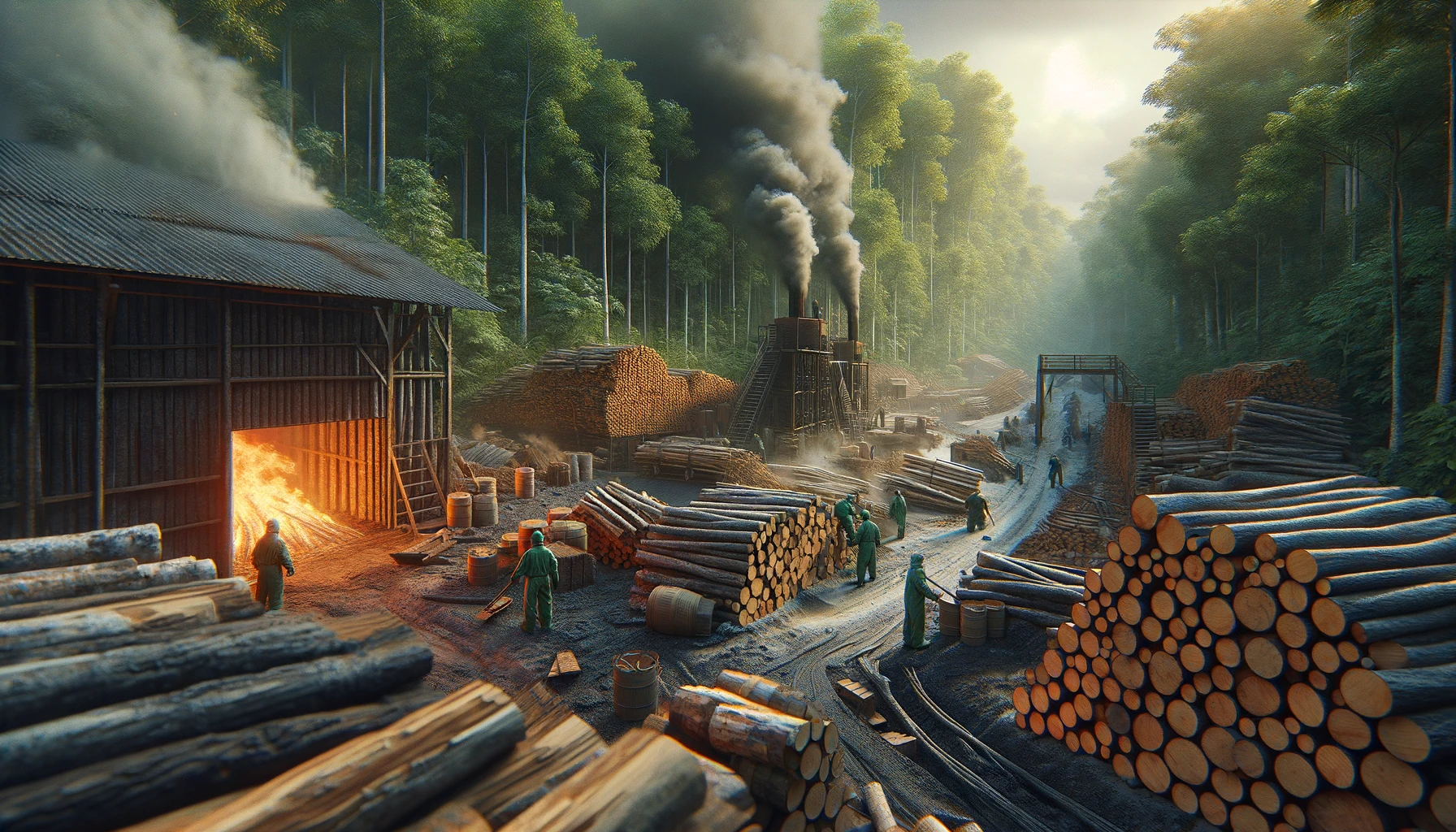 бот для древесного угля