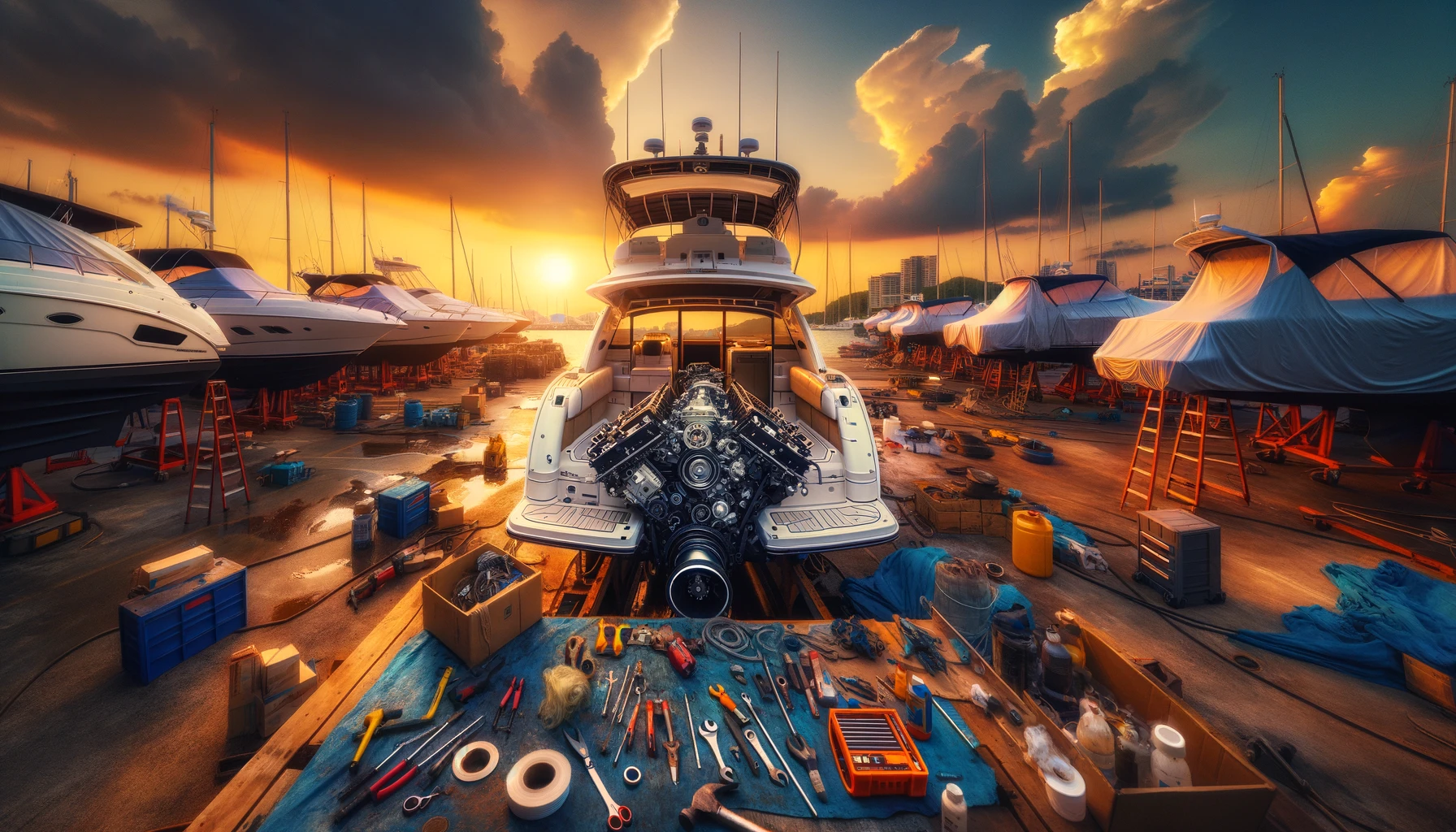 бот для ремонта лодок